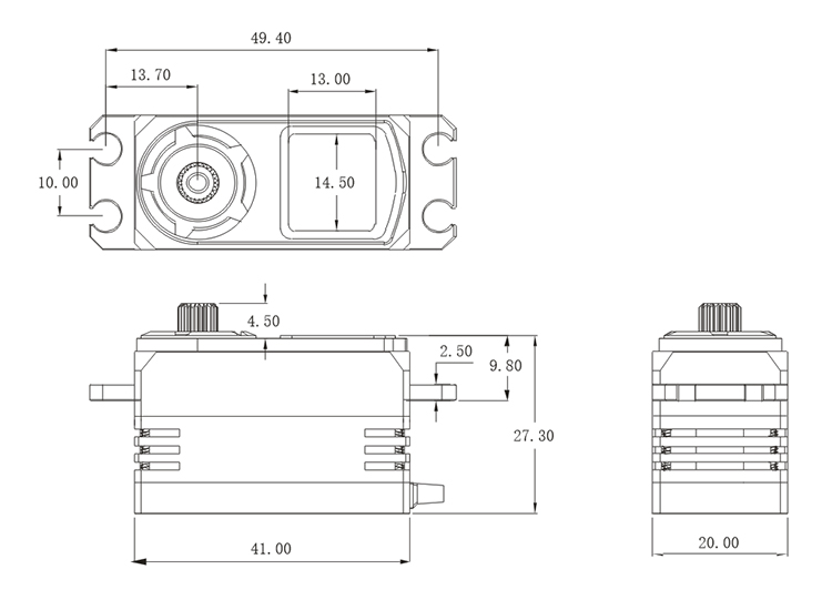 SRT D1S 1/10 drift car HV Servo